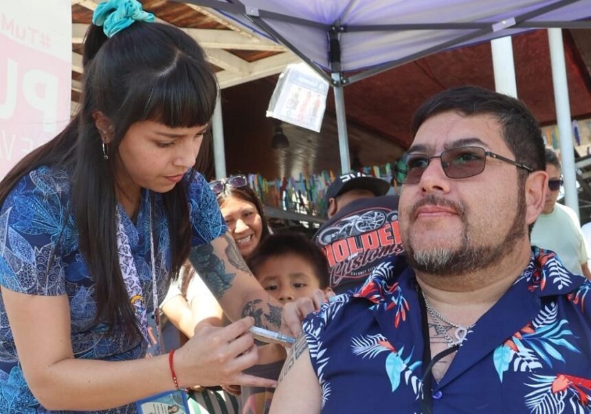 Administran más de cuatro mil vacunas contra la influenza el fin de Semana Santo