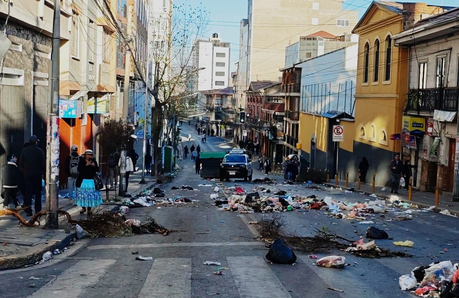 19 bolivia La Paz cercada: cuando los bloqueos empiezan a sentirse en la mesa