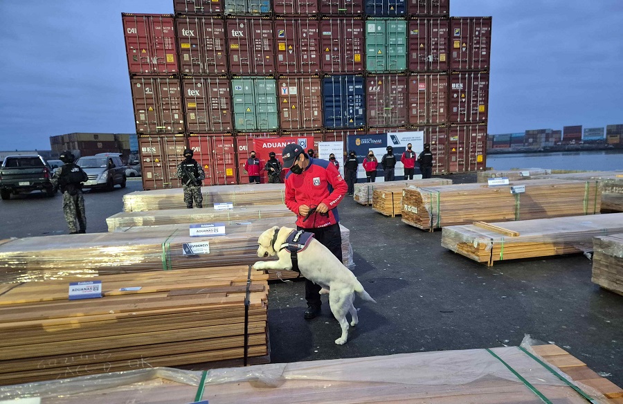 09 arica drogas Histórica incautación de más de 1000 toneladas de carga contaminada con drogas en puertos nacionales