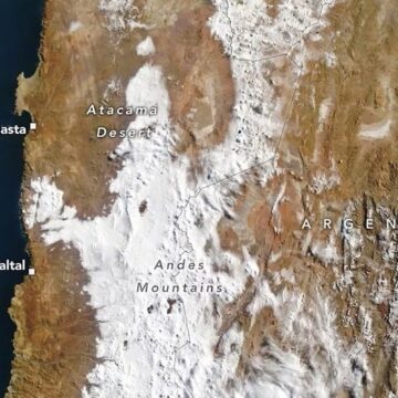 nasa 1 Nieve en el desierto: algo está cambiando en el norte de Chile